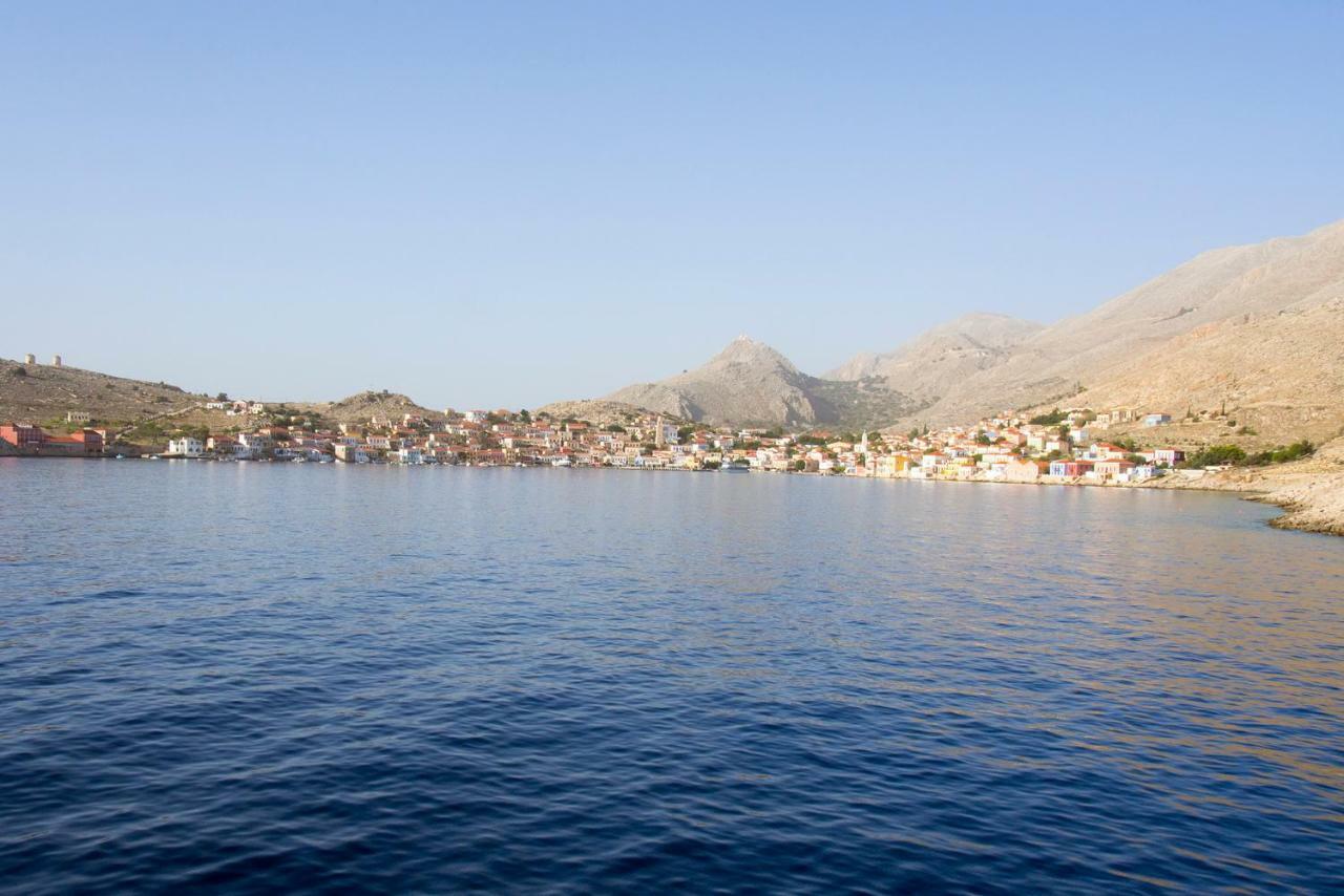 Kleanthe Hotel Chalki Town Eksteriør billede